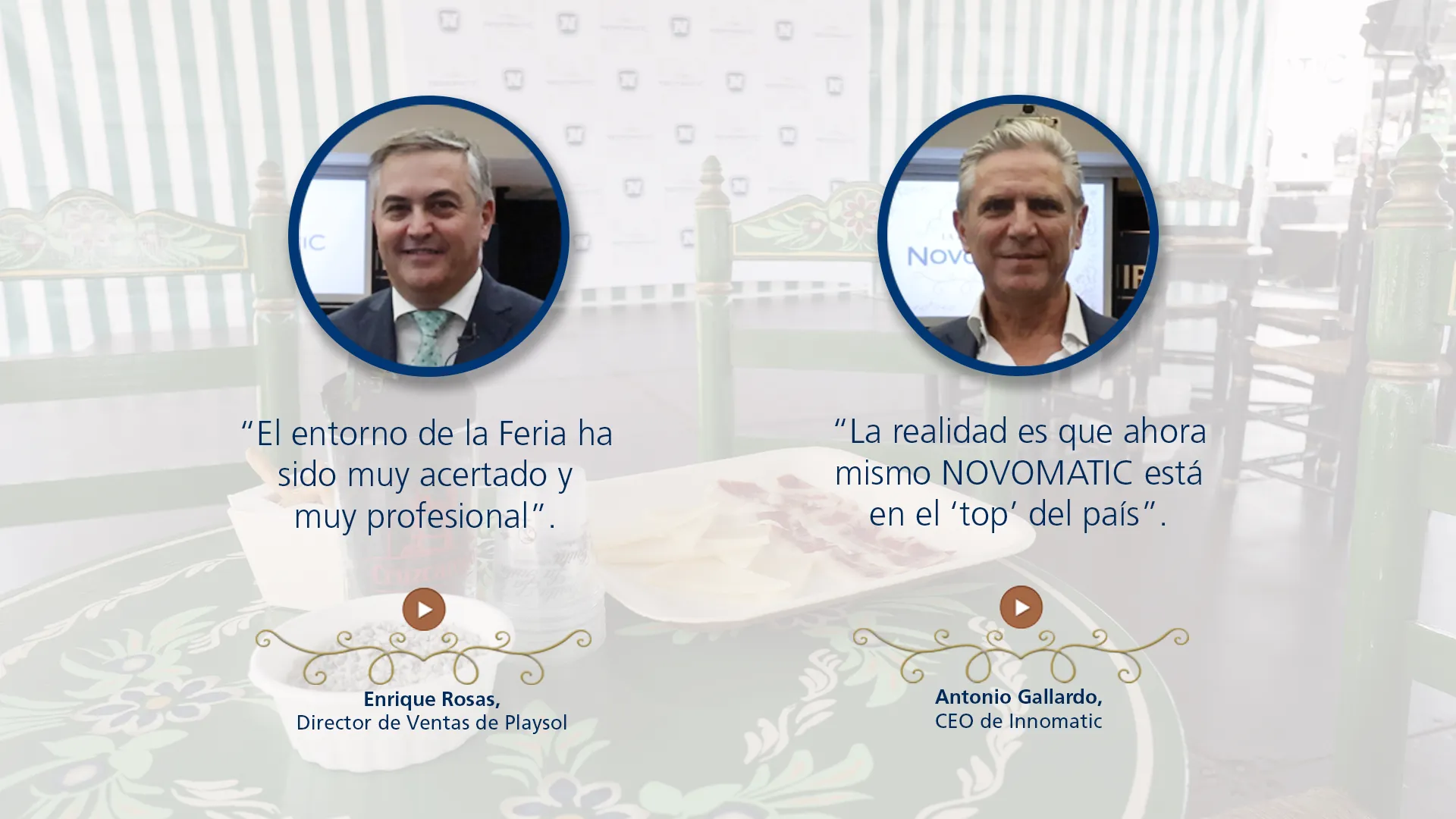 Los clientes opinan durante el evento en Casino ADMIRAL Sevilla