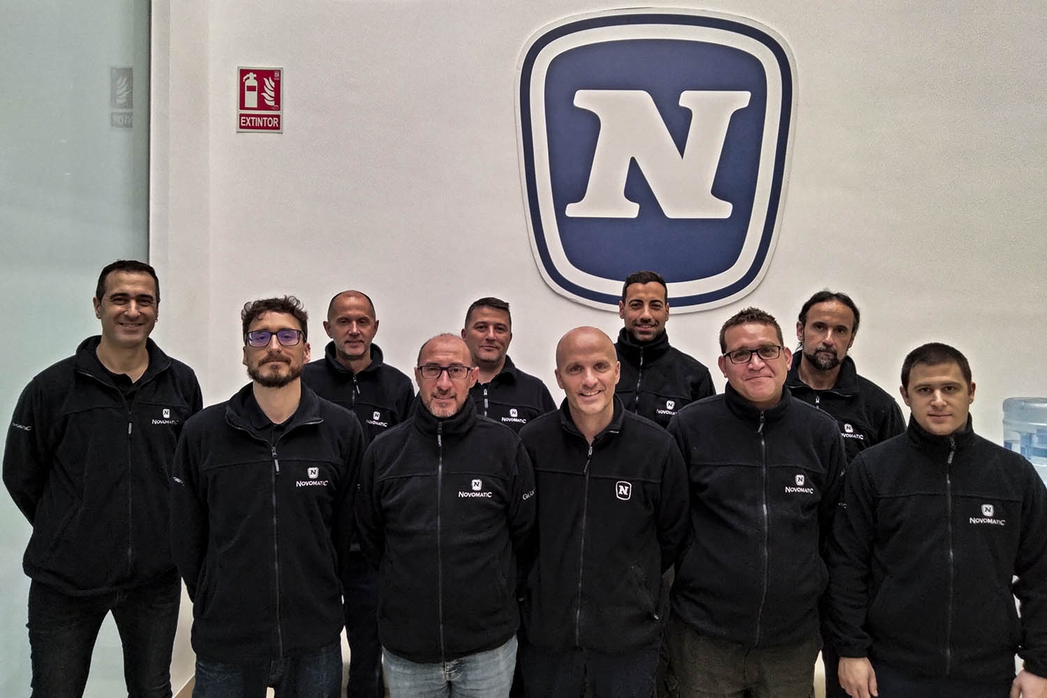 Equipo del Servicio Postventa de reparaciones NOVOMATIC en Barcelona