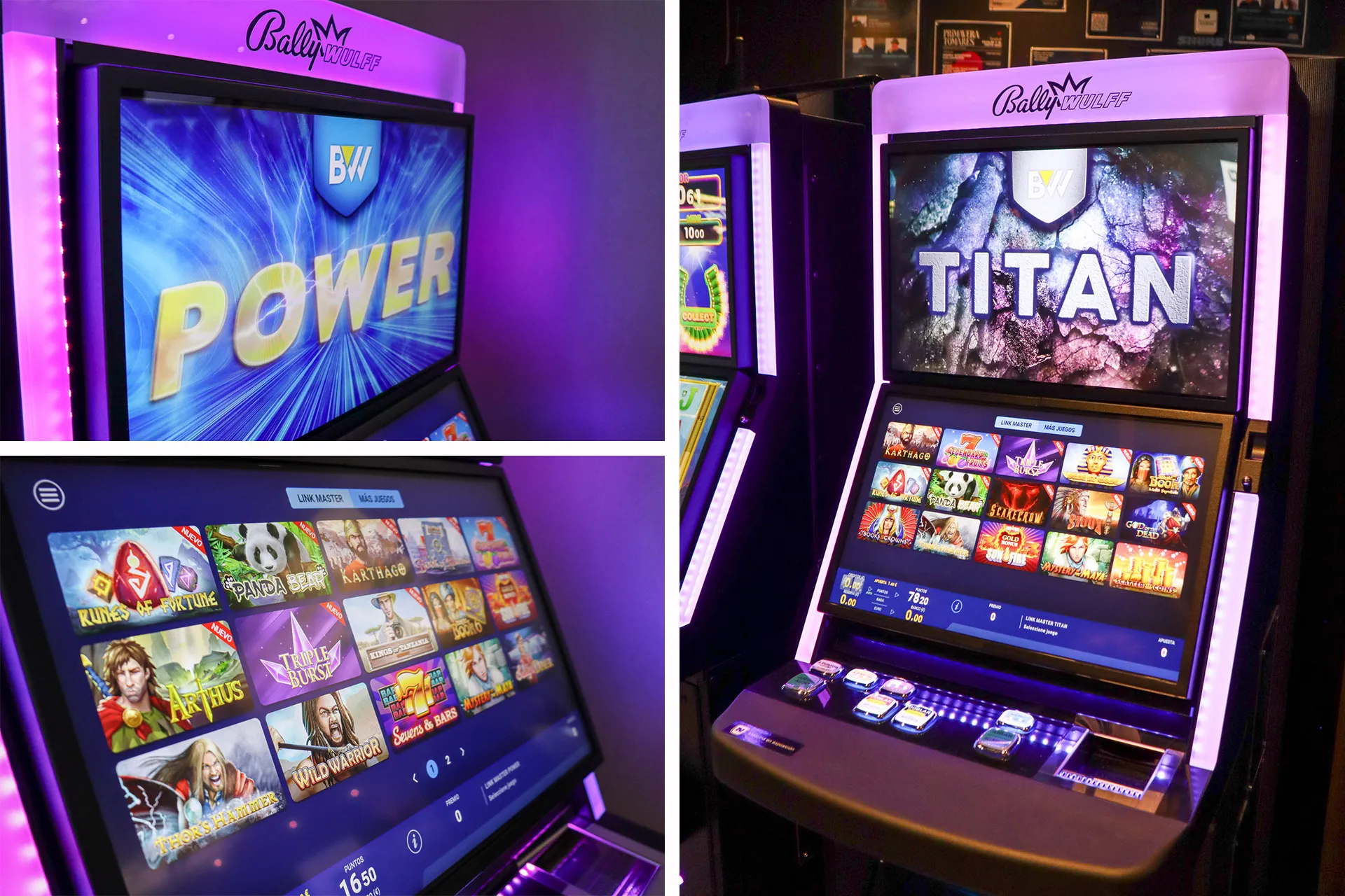 Link Master es un modelo de hostelería Bally Wulff con mixes Titan y Power