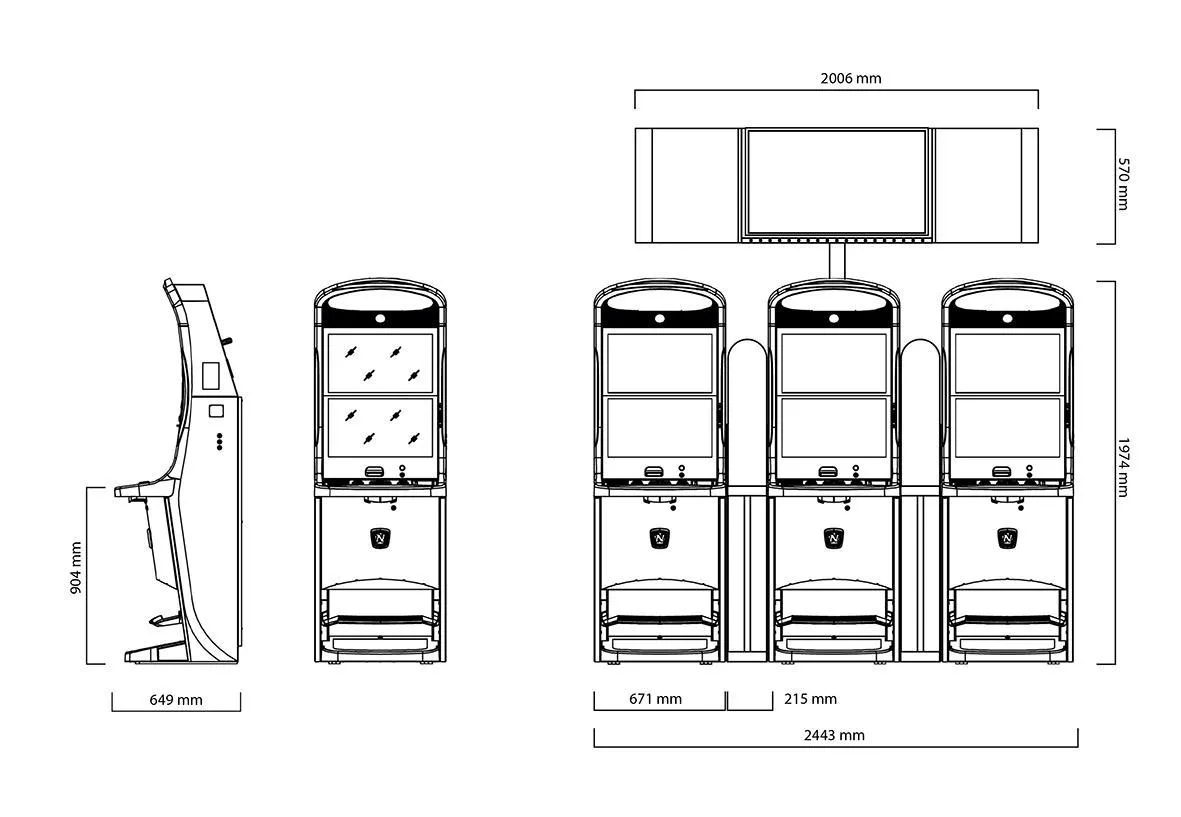 Mueble Deluxe NOVOMATIC