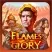 Miniatura con la cara del emperador del juego de casino Flames of Glory.