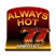Logo de Always Hot con dos sietes en llamas
