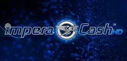 Logo de Impera Cash, jugar a los juegos de este producto de hostelería Novomatic Spain ya es posible. Su variante de salones, Impera Link.