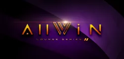 Logo de la máquina tragamonedas AllWin Lounge Series 2 de GiGames sobre fondo morado