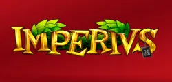 El logo del juego Imperius 2.0 de GiGames sobre fondo rojo