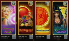 Cuatro juegos de la máquina tragaperras Cash Connection ES1