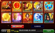 Listado de juegos de la máquina de tragaperras Cash Connection Fusion